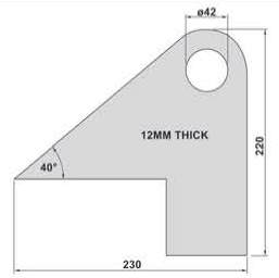 Balebar Mounting Cheek Plate