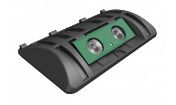 770 / 820 litre Recycling lid with brushes