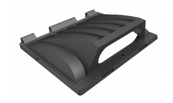1100L Recycling lid with open aperture - 1218mm x 974mm