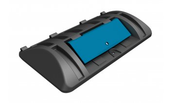 500 litre / 660 litre Recycling lid with plastic flap